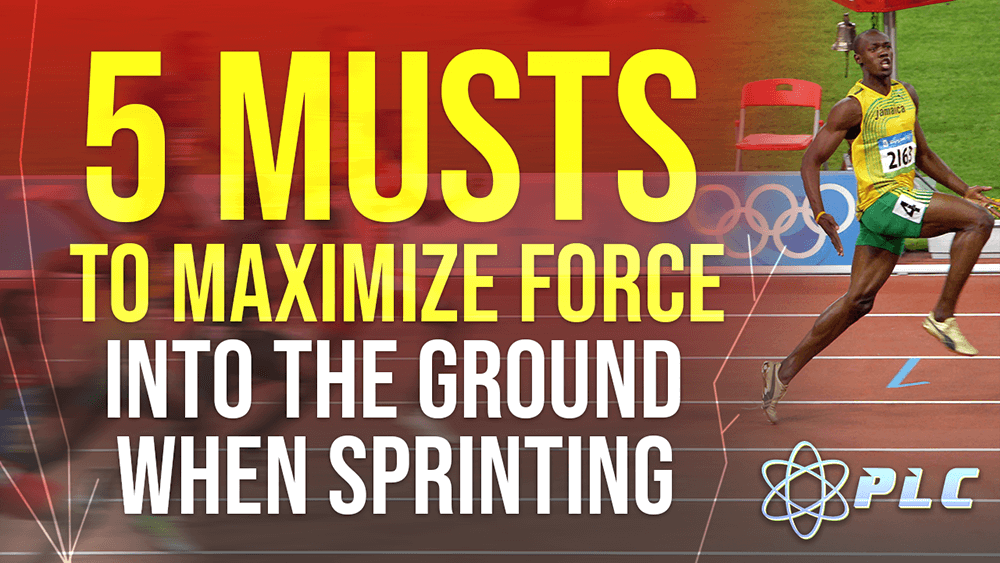 Run Faster: Maximize Force When Sprinting